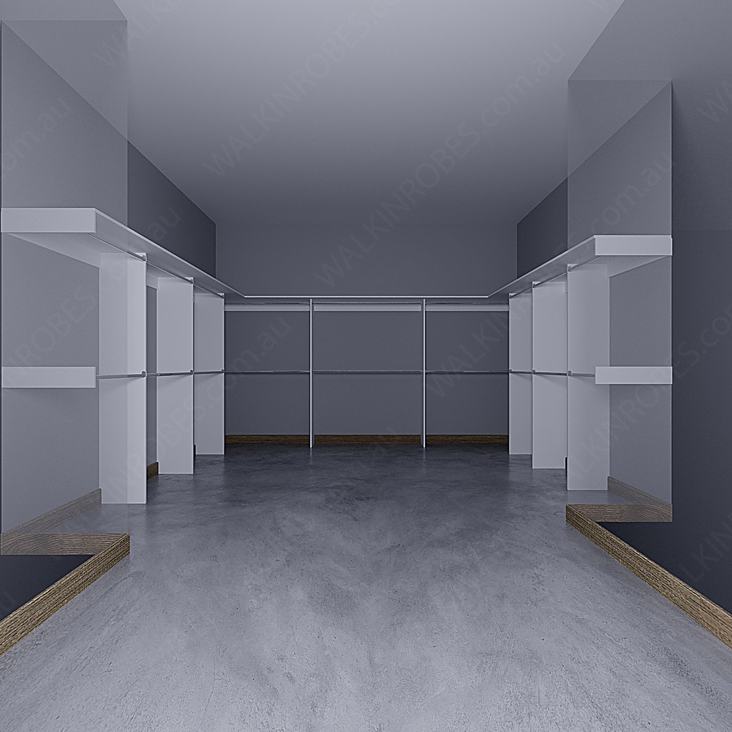 WALKINROBE fit in width of 3000mm