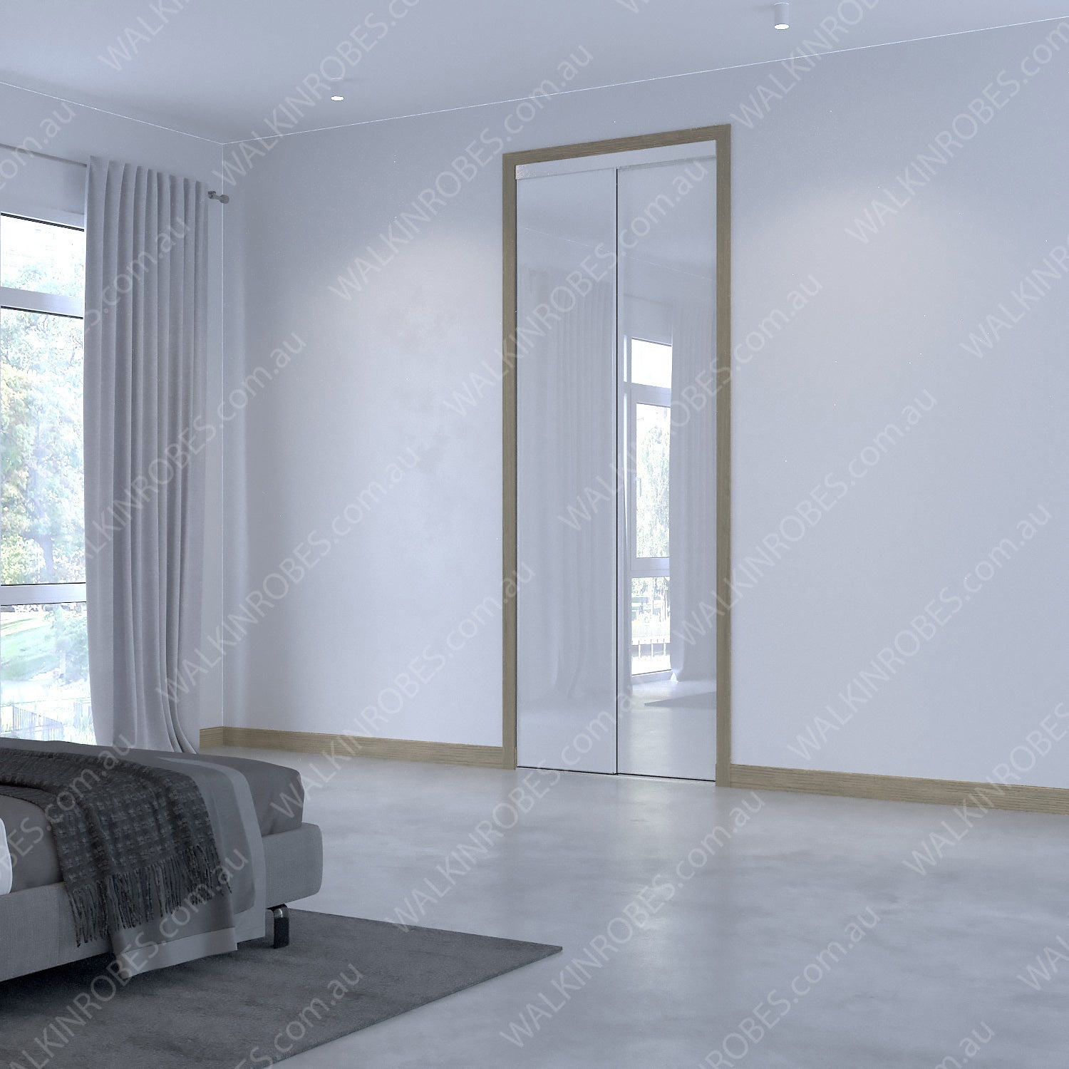 Glass Doors x2 (Frameless W12H27)