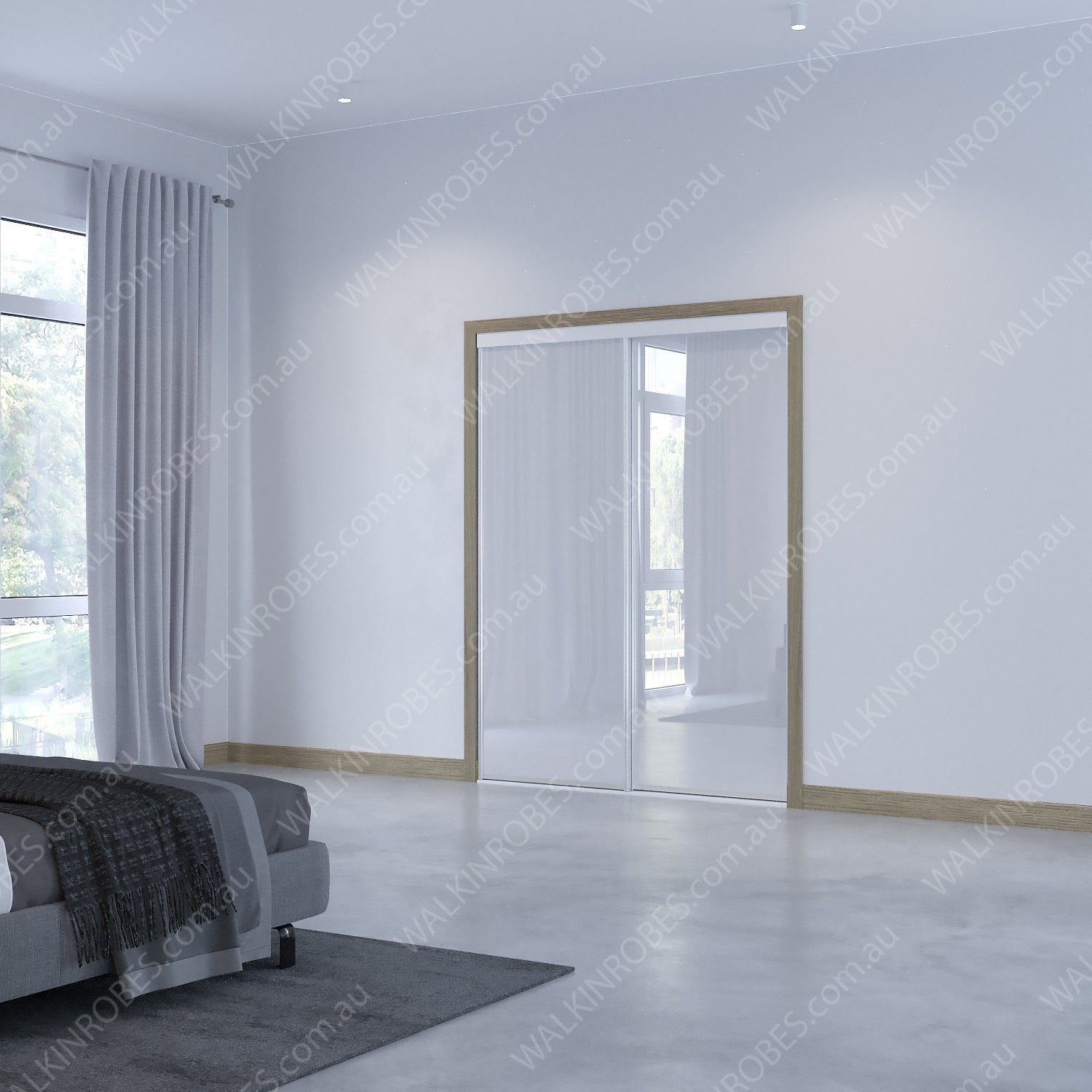 Glass Doors x2 (Framed W18H21)