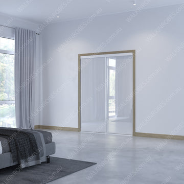 Glass Doors x2 (Framed W18H21)