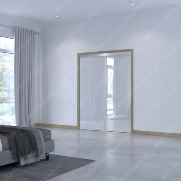 Glass Doors x2 (Frameless W18H21)
