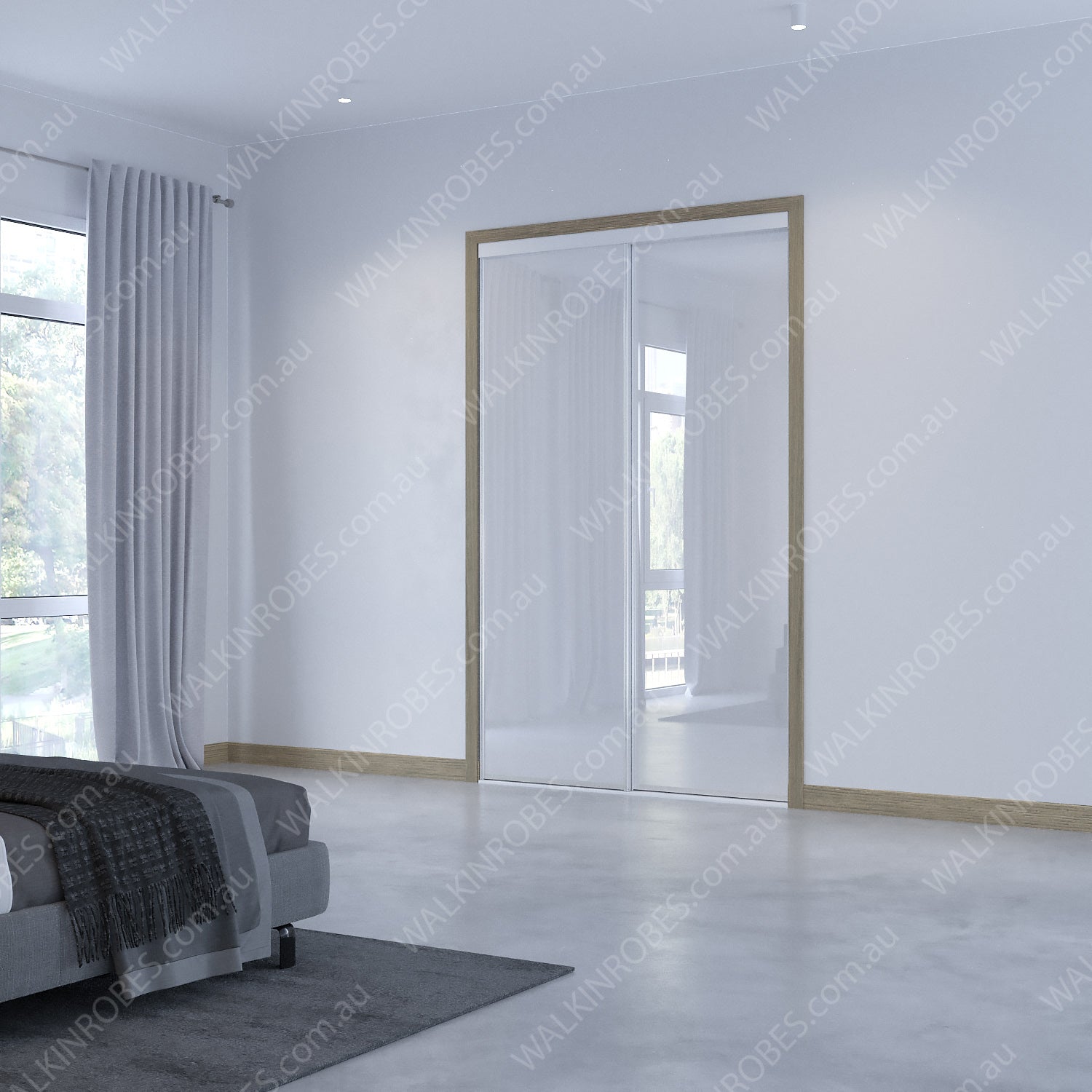 Glass Doors x2 (Framed W18H24)