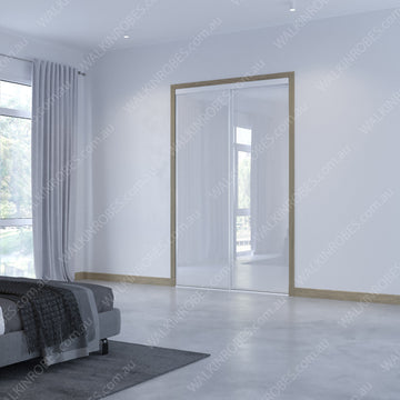 Glass Doors x2 (Framed W18H24)