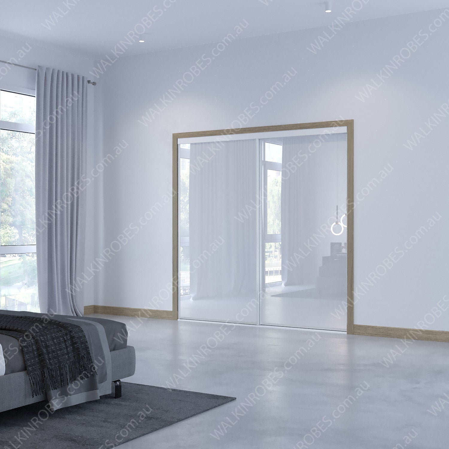 Glass Doors x2 (Framed W24H21)