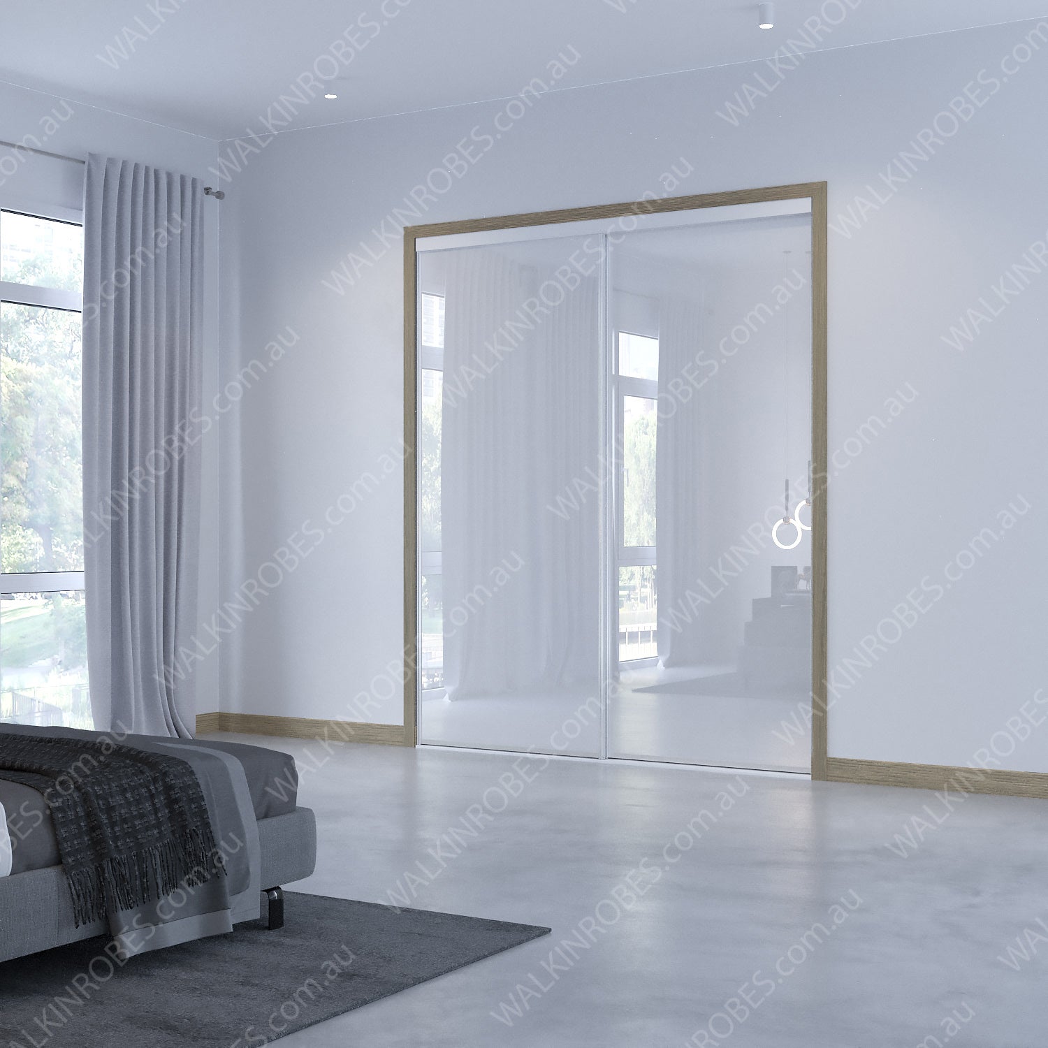 Glass Doors x2 (Framed W24H24)