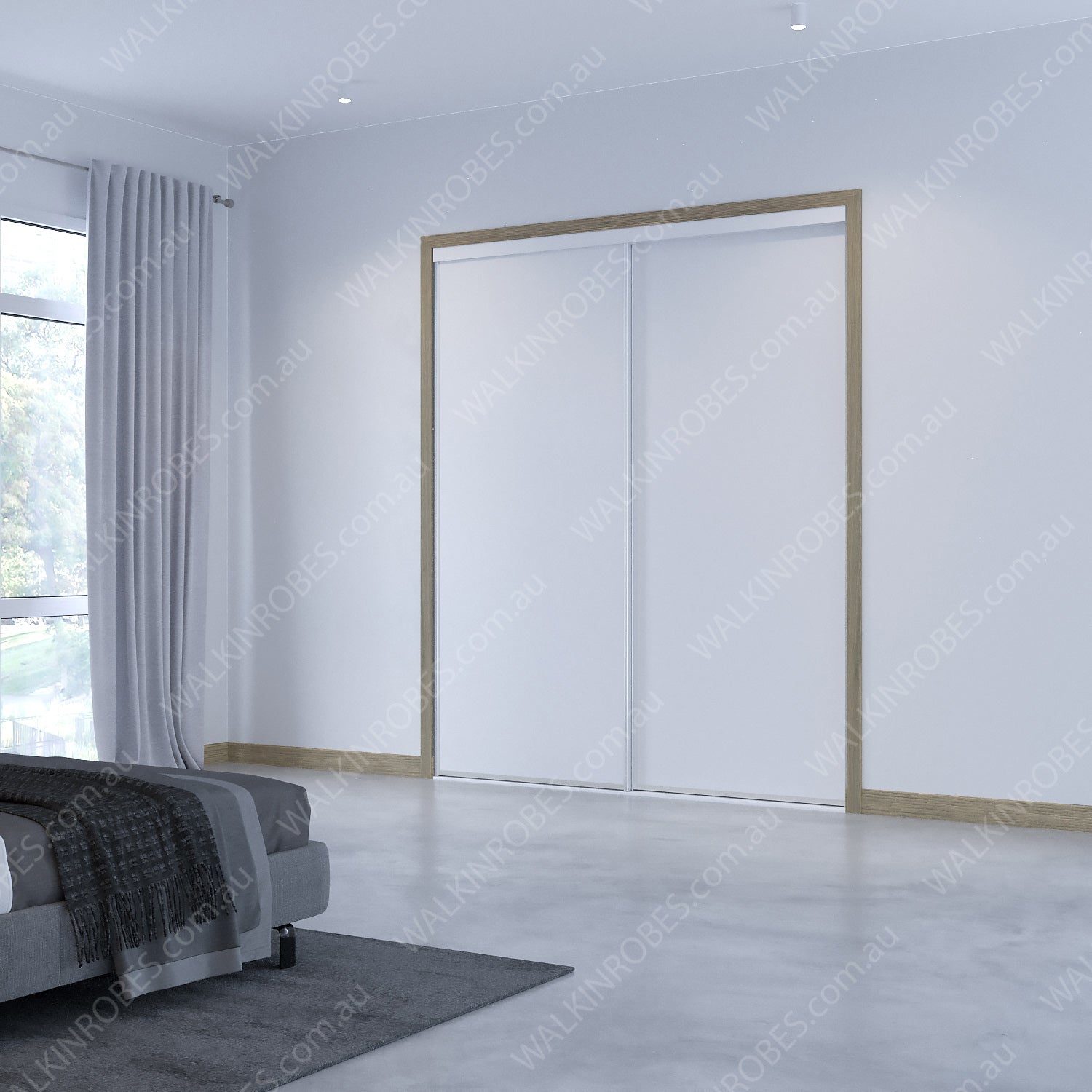 Vinyl Doors x2 (Framed W24H24)