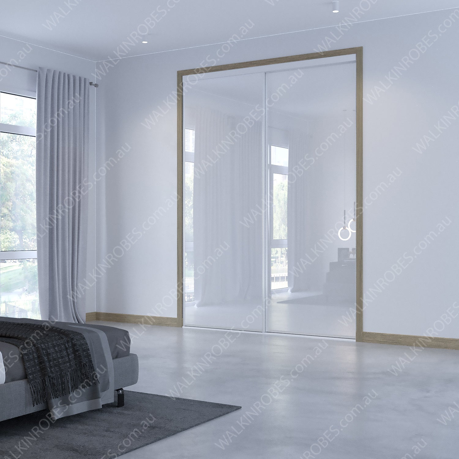 Glass Doors x2 (Framed W24H27)