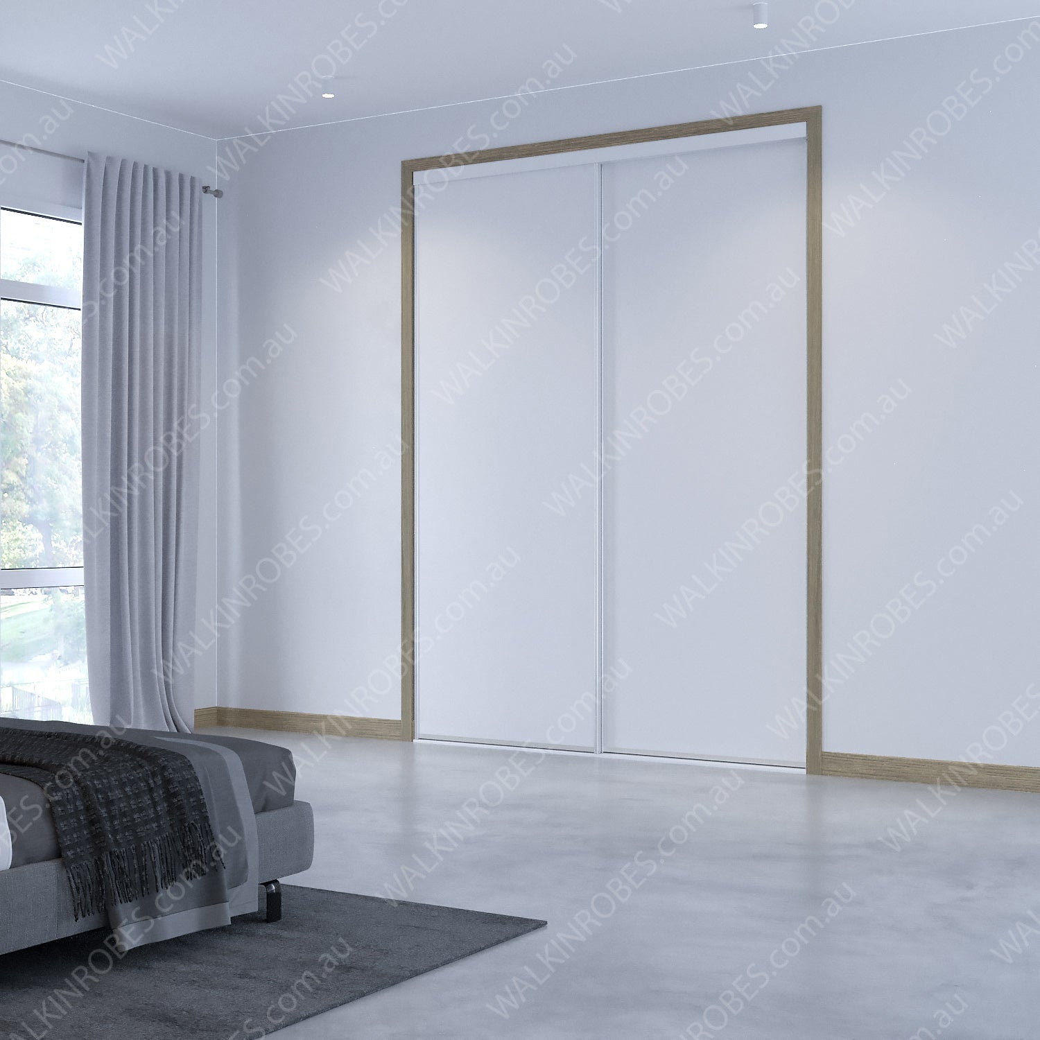 Vinyl Doors x2 (Framed W24H27)