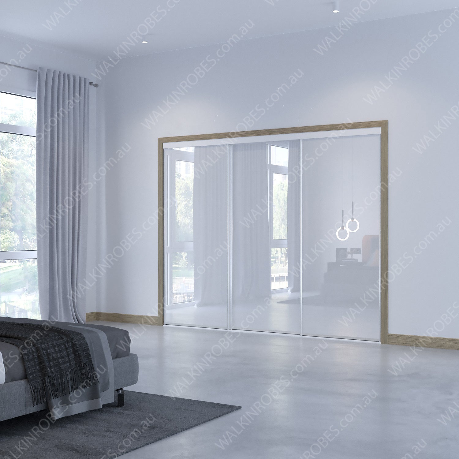 Glass Doors x3 (Framed W27H21)