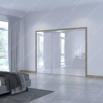 Glass Doors x3 (Frameless W27H21)