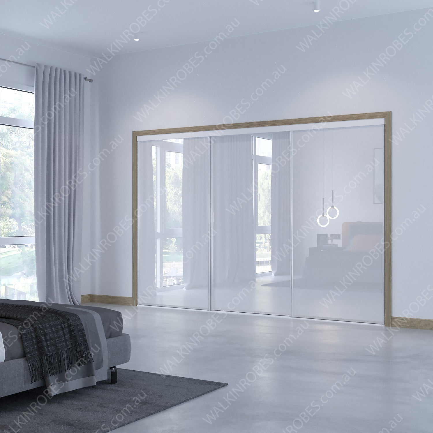 Glass Doors x3 (Framed W31H21)