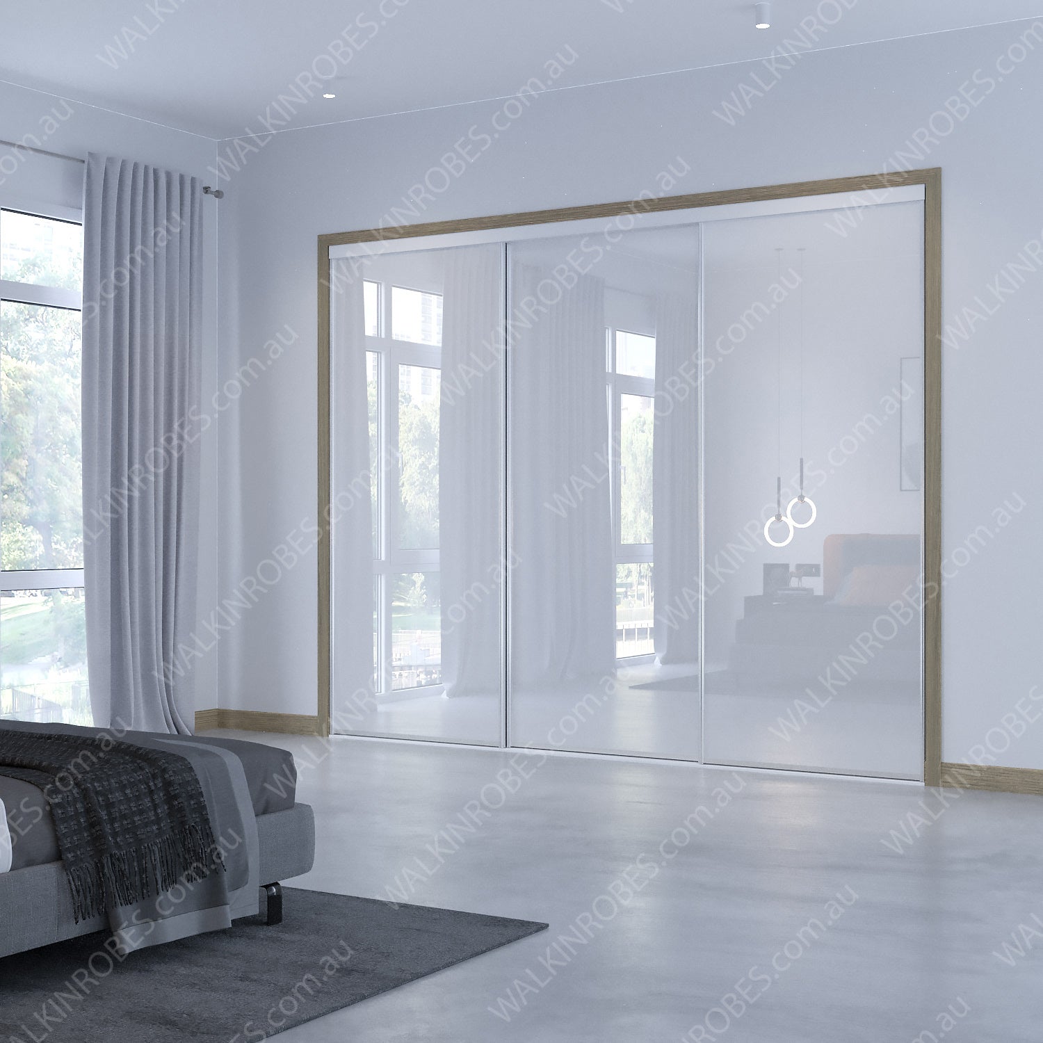 Glass Doors x3 (Framed W31H24)