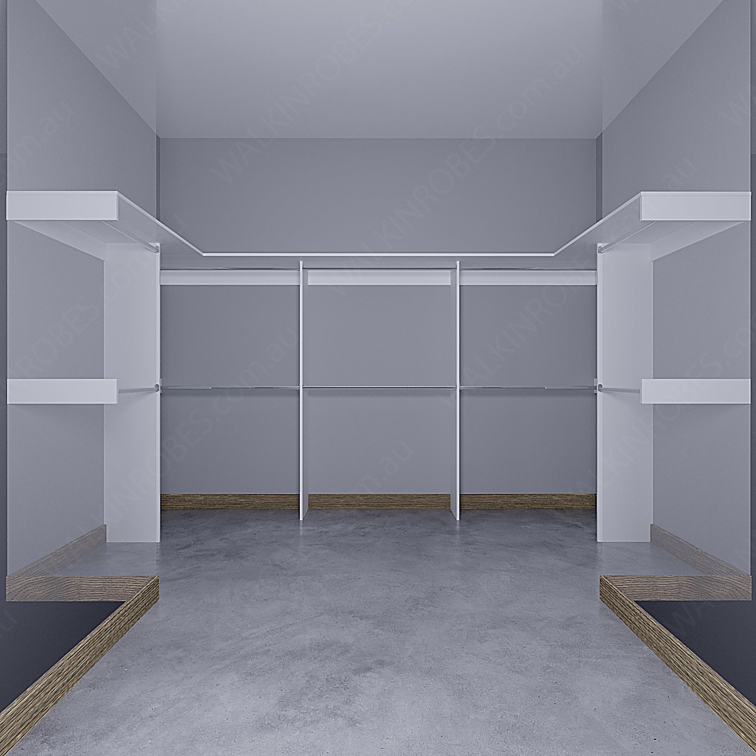 WALK-IN-ROBE fit in width of 3000mm