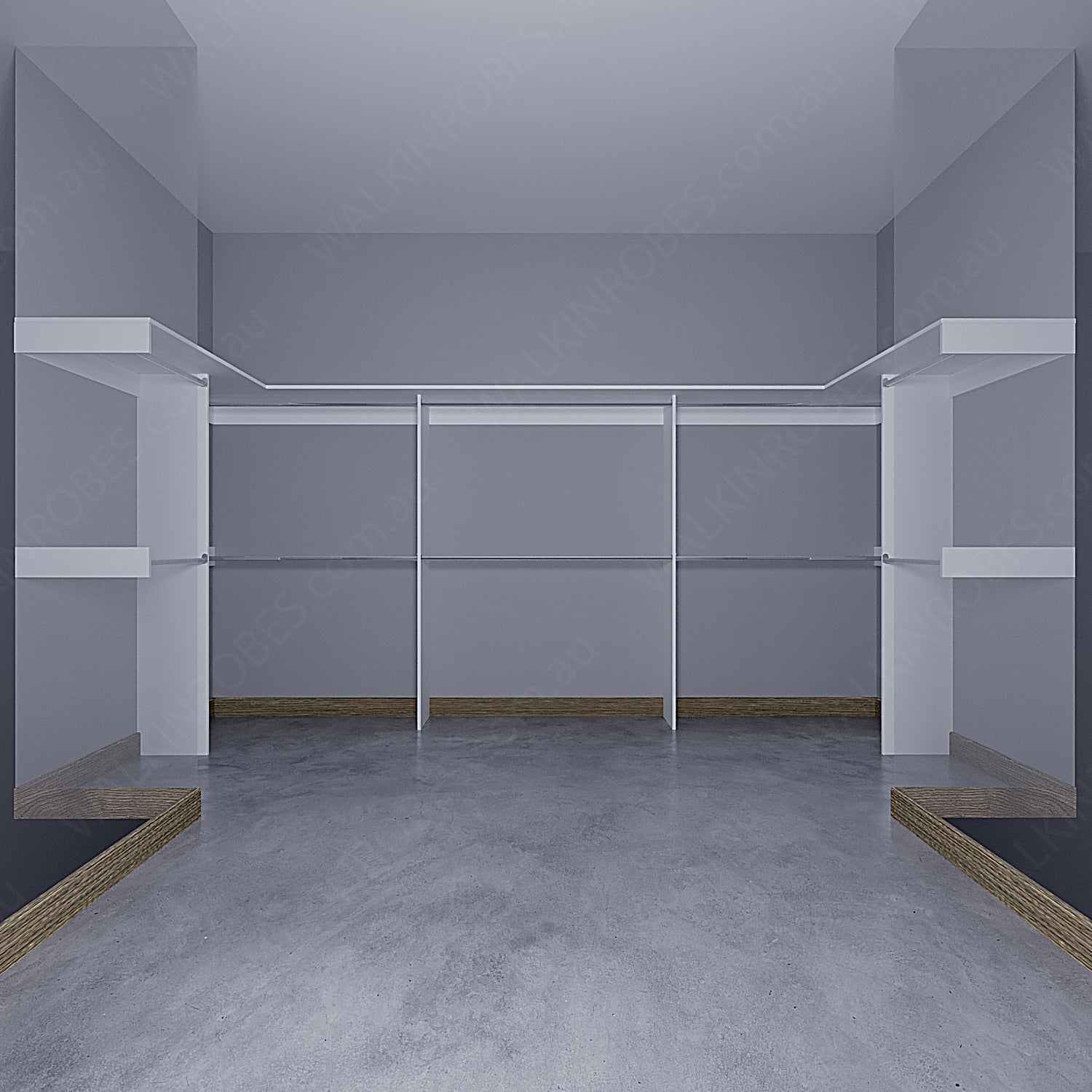 WALK-IN-ROBE fit in width of 3000mm