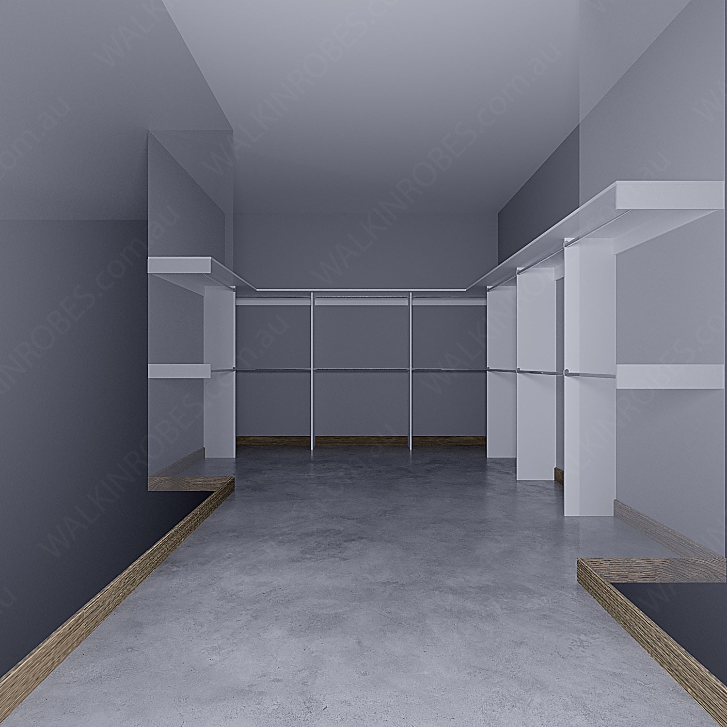 WALK-IN-ROBE fit in width of 3000mm