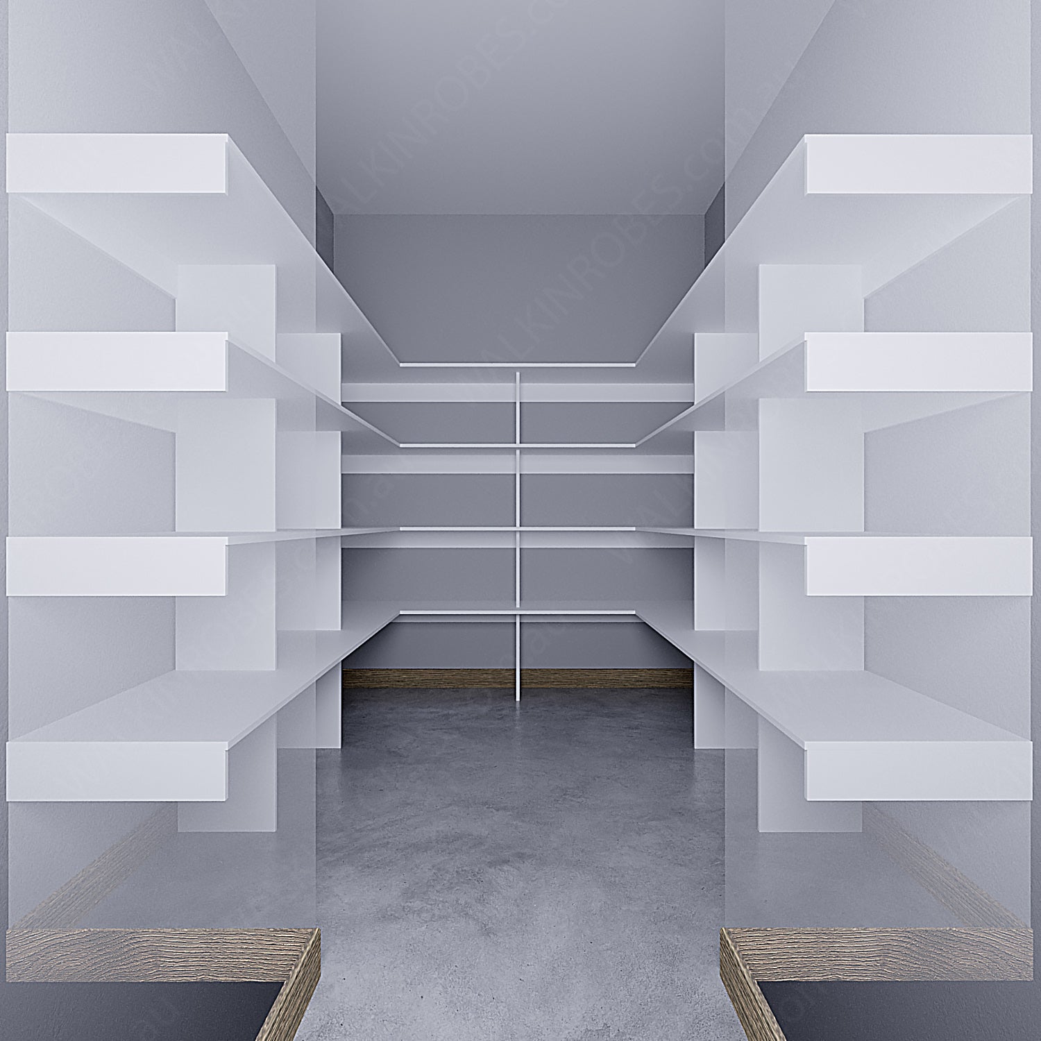 WALK-IN-ROBE fit in width of 3000mm