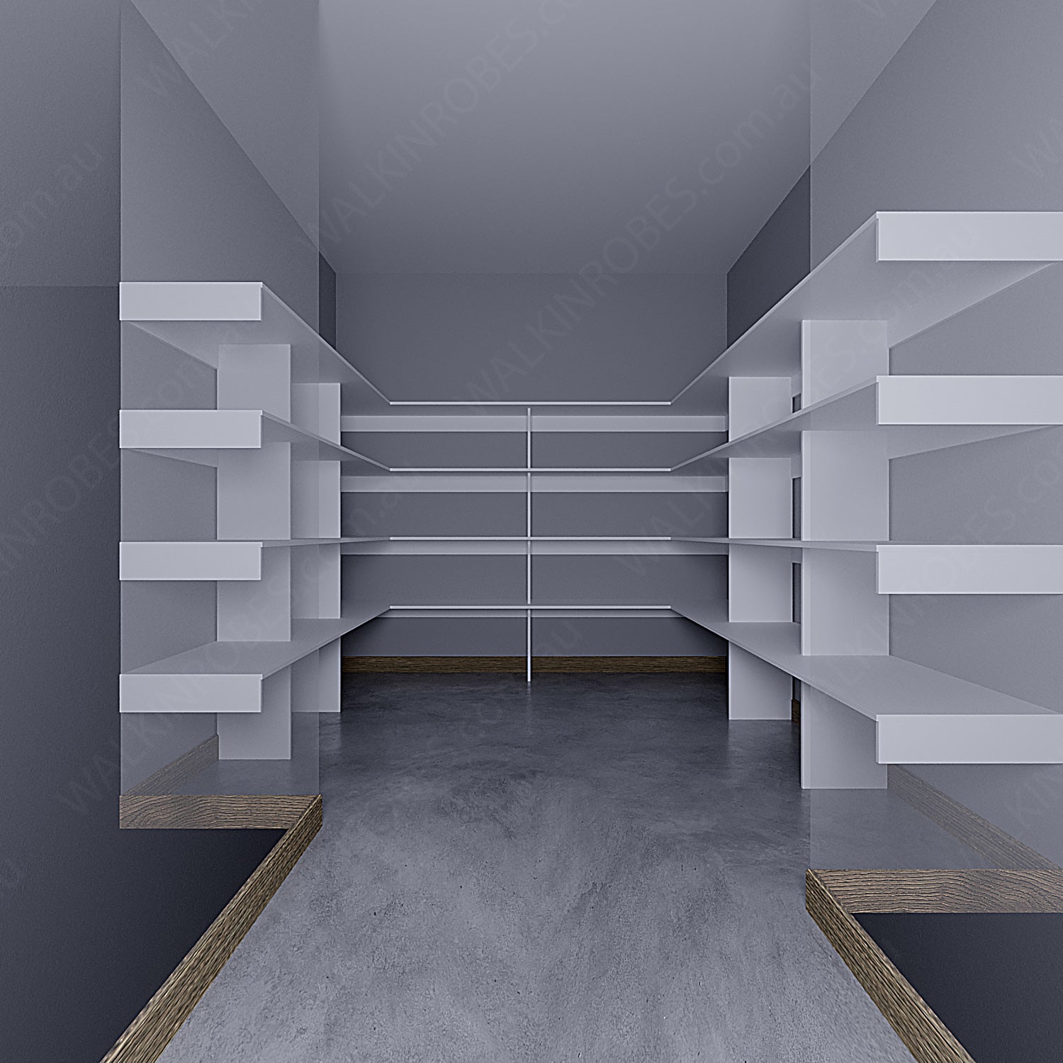 WALK-IN-ROBE fit in width of 3000mm