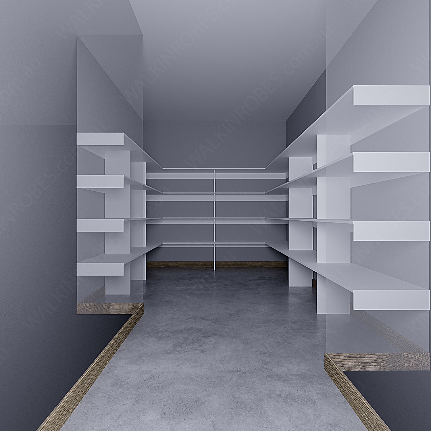 WALK-IN-ROBE fit in width of 3000mm