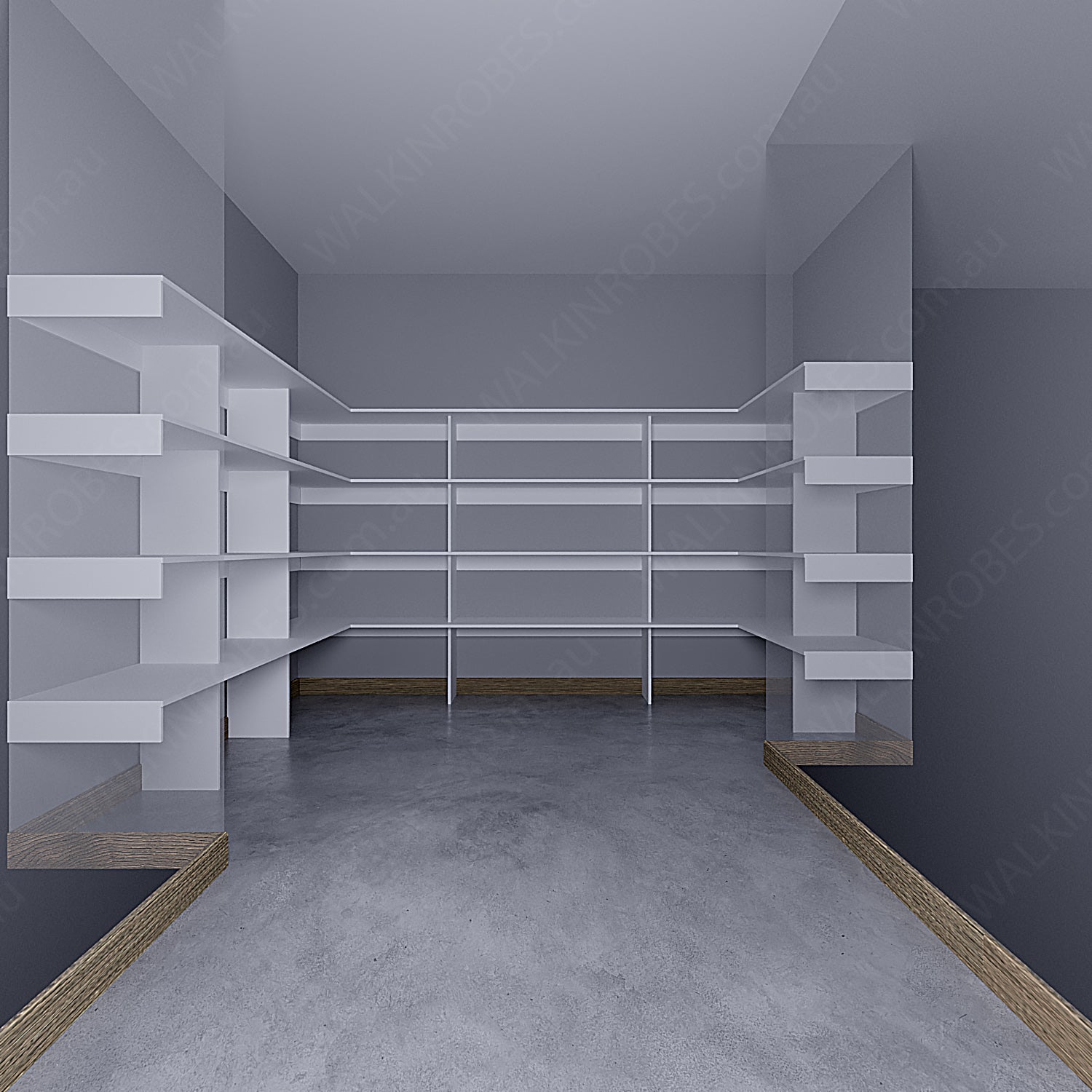 WALK-IN-ROBE fit in width of 3000mm