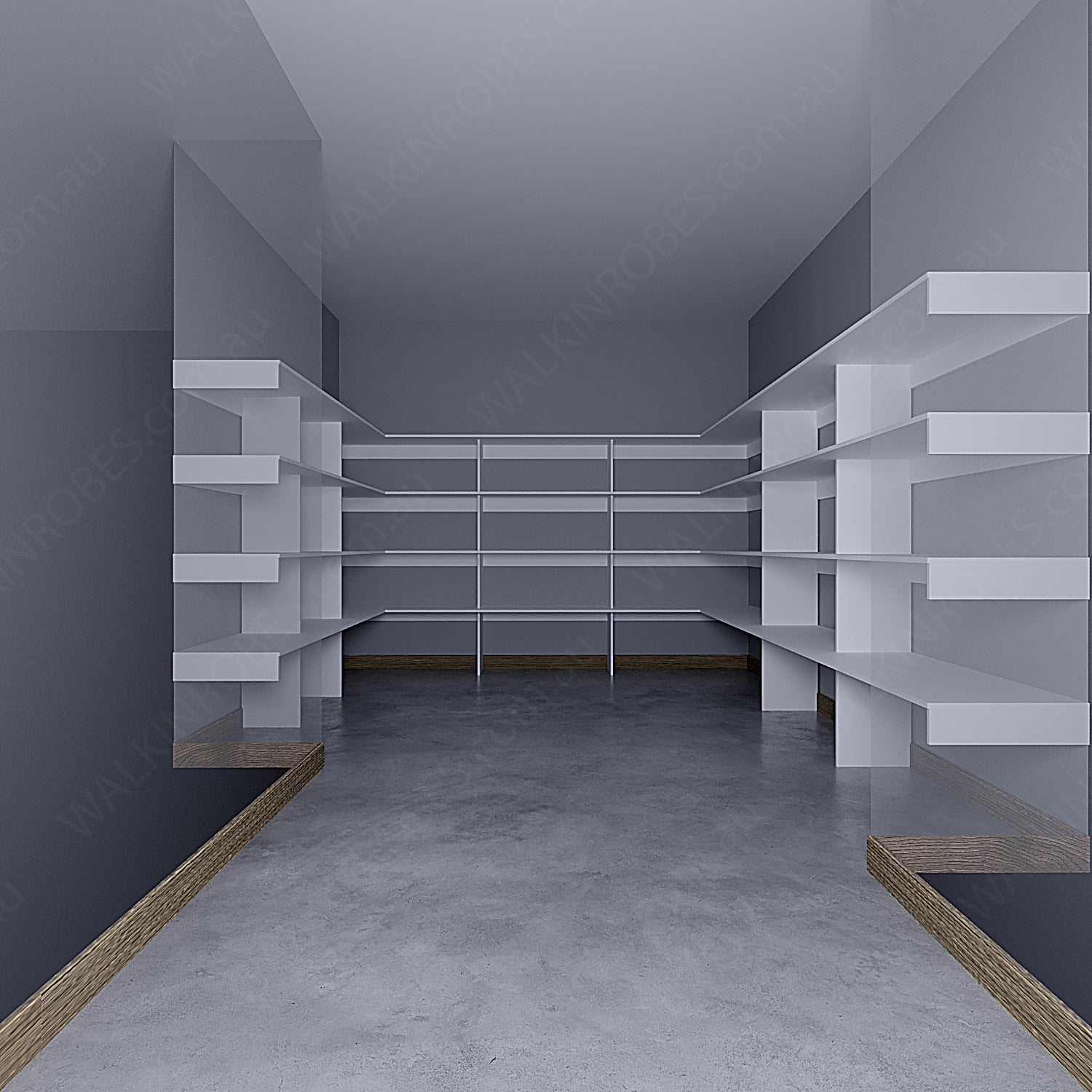 WALK-IN-ROBE fit in width of 3000mm