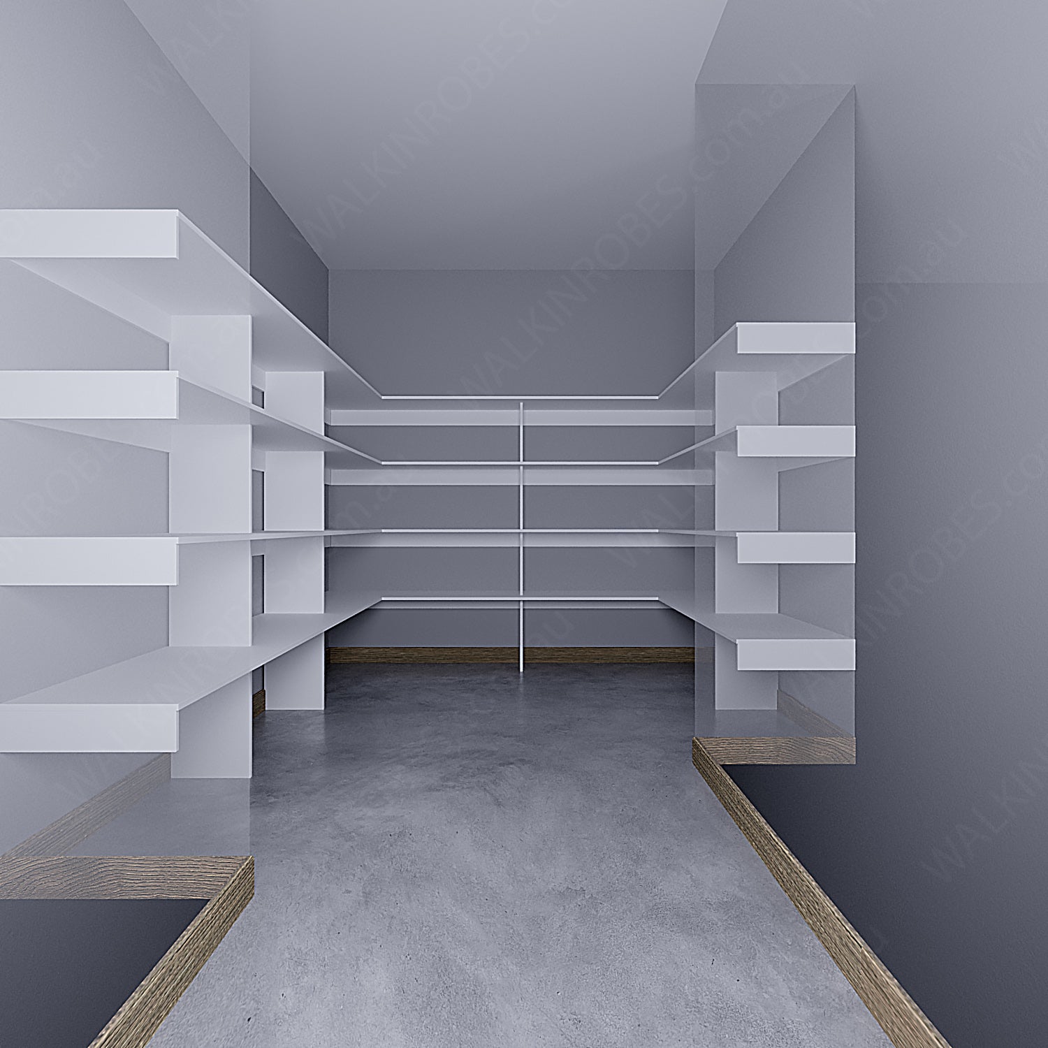 WALK-IN-ROBE fit in width of 3000mm