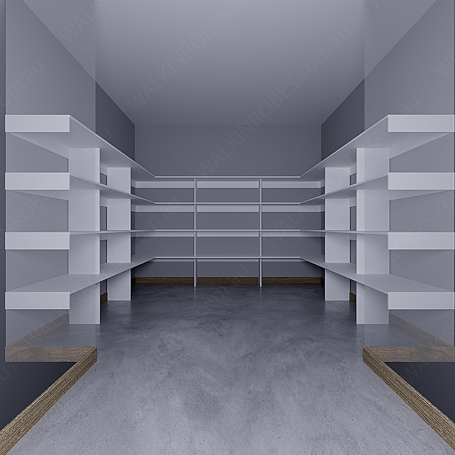 WALK-IN-ROBE fit in width of 3000mm