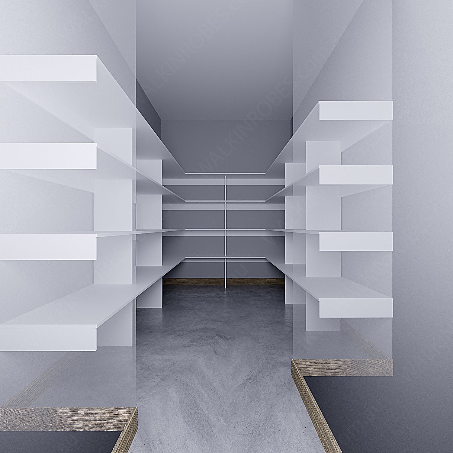 WALK-IN-ROBE fit in width of 3000mm