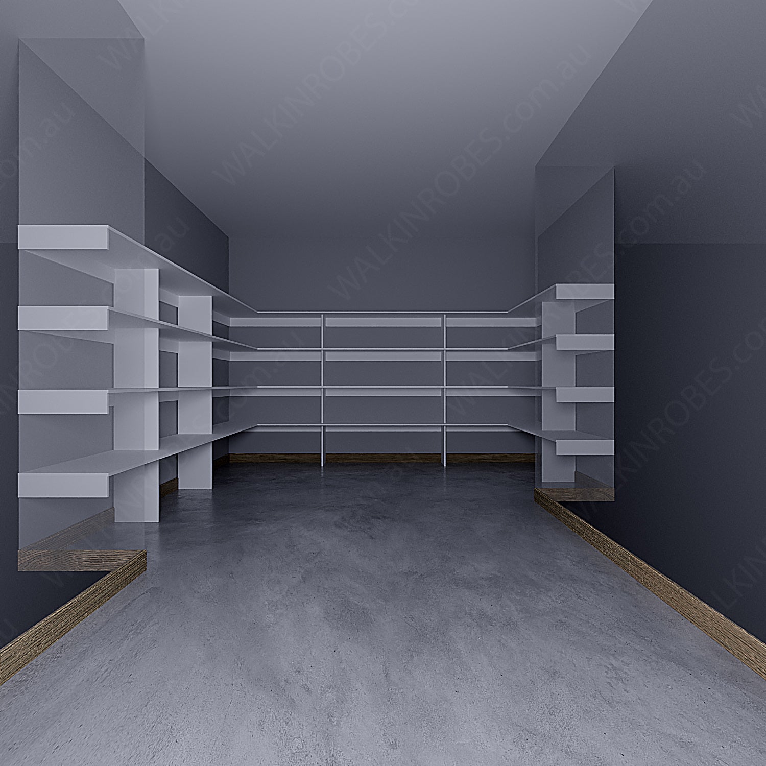 WALK-IN-ROBE fit in width of 3000mm