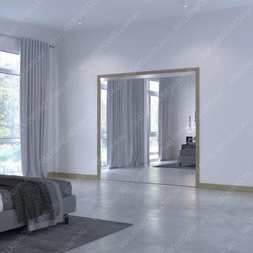 Mirror Doors x2 (Frameless W24H21)