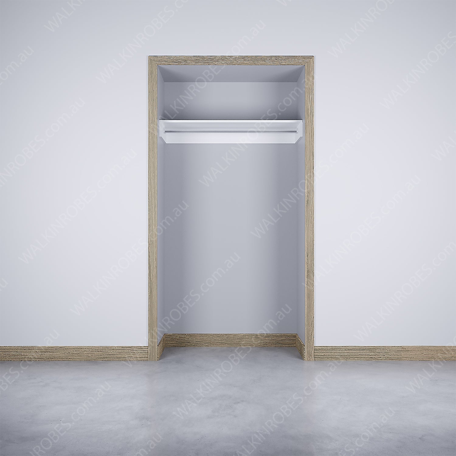 WALK-IN-ROBE fit in width of 1000mm