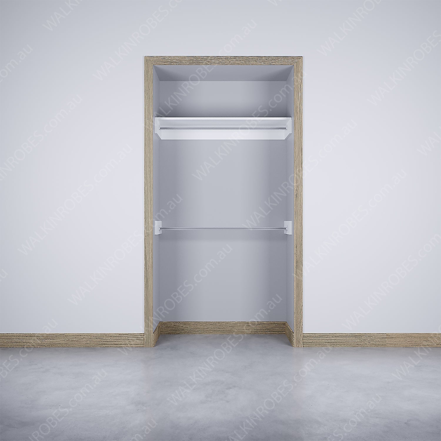 WALK-IN-ROBE fit in width of 1000mm