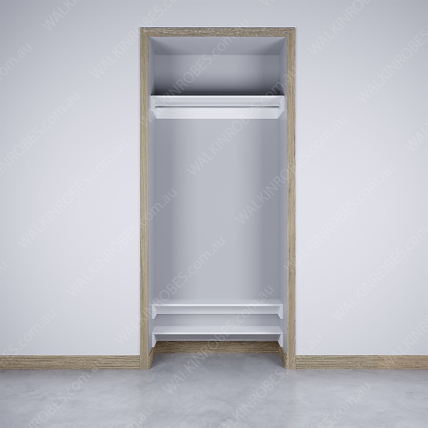 WALK-IN-ROBE fit in width of 1000mm