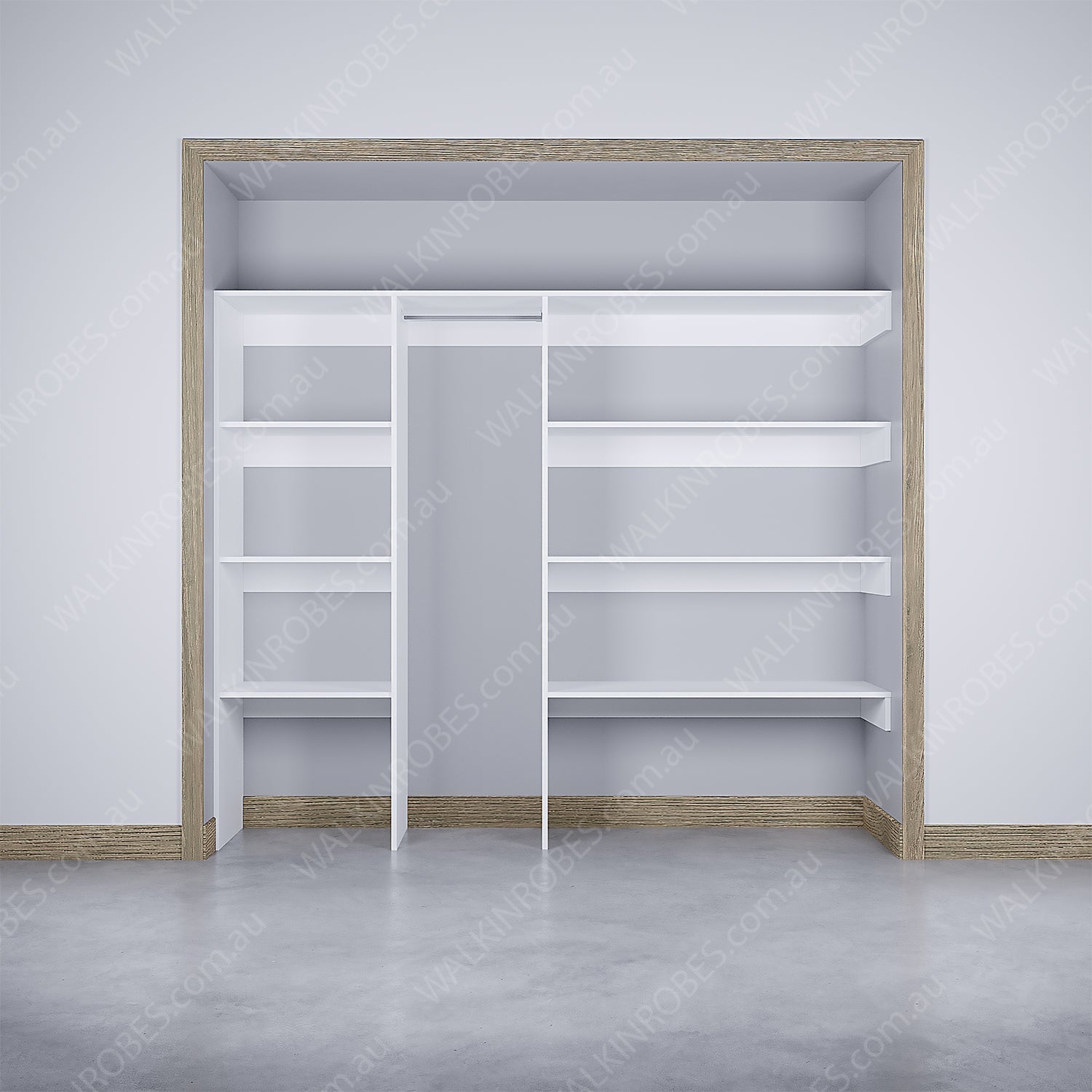 WALK-IN-ROBE fit in width of 2000mm